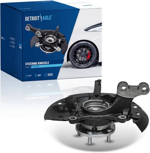 Miniatura 106 de Detroit Axle - Conjunto de manguetas de dirección delanteras de 2 piezas para Hyundai Accent 06-11, 2 manguetas de dirección y conjunto de buje