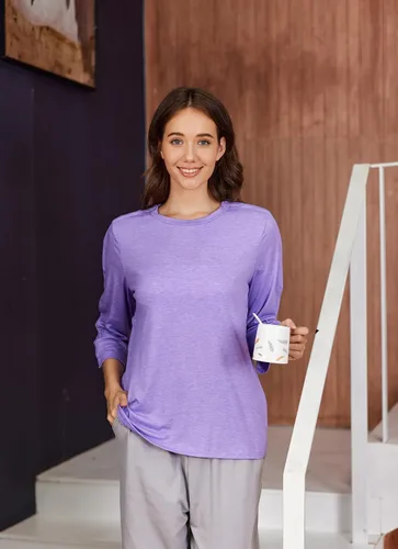 Miniatura 6 de Deyeek Camisas de cirugía posterior al hombro para mujer, camisetas de 34 para después de rotador, ropa adaptativa para puerto de quimioterapia