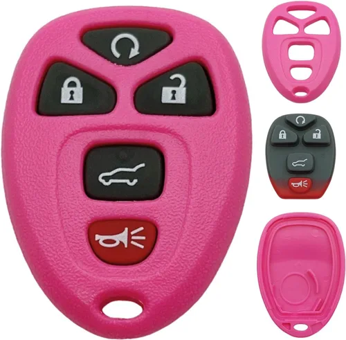 Miniatura 7 de Carcasa de reemplazo para llavero Compatible con Chevy Suburban Tahoe Traverse GMC Acadia Yukon Cadillac Escalade SRX Buick Enclave Saturn Outlook