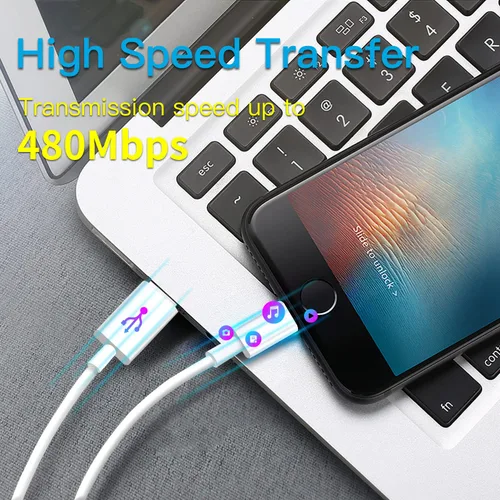 Miniatura 5 de Mitesbony - Cable USB C a Lightning [certificado MFi] Paquete de 3 cables de carga para iPhone de 1.8 m, entrega de energía tipo C, cable de carga