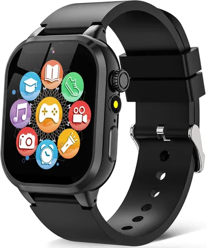 OVV Reloj inteligente de juegos para niños, pantalla táctil HD de 1.54 pulgadas, más de 30 juegos educativos, cámara, podómetro, alarma, reproductor