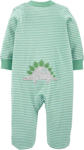Miniatura 2 de Simple Joys by Carter's Baby Boys' 2-Pack 2-Way Zip Cotton Footed Sleep and Play