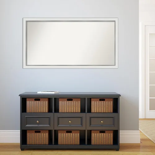 Miniatura 930 de Amanti Art Espejo personalizado, espejo estrecho de baño de oro blanco, espejo de pared o espejo de tocador de baño sobre el fregadero