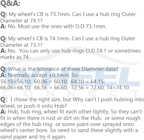 Miniatura 7 de Anillos centradores de rueda WHEEL CONNECT, de 72.1 a 54.1, juego de 4, anillos de buje de aleación de aluminio, diámetro exterior: 72.1 - diámetro