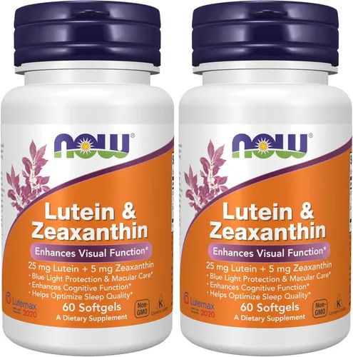 Miniatura 9 de NOW Foods Suplementos, luteína y zeaxantina con 25 mg de luteína y 5 mg de zeaxantina, 60 cápsulas blandas