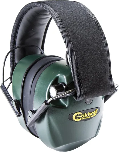 Caldwell E-Max Hearing Protection Earmuffs with Sound Amplification, Automatic Shut-Off, For Range and Target Shooting