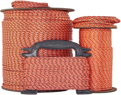 SGT KNOTS #6 - Cable de tracción de poliéster, cable de repuesto para motor pequeño para cortadoras de césped, generadores y más (3/16 pulgadas x