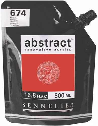 Miniatura 43 de SENNELIER Pintura acrílica abstracta innovadora para cuerpo pesado, bolsa de 16.9 fl oz, blanco titanio
