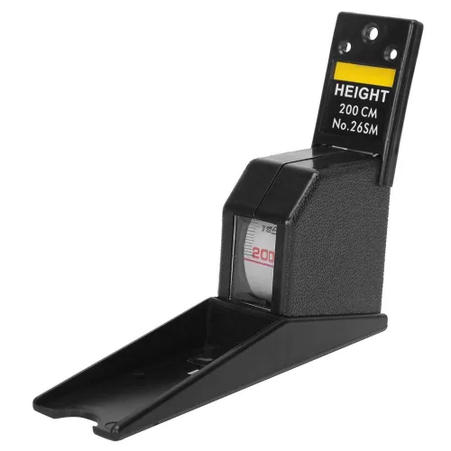 Miniatura 5 de Medición de altura, medidor de estatura de 6.6 ft de altura, regla de cinta métrica retráctil, herramienta de medición de metal con placa de pared