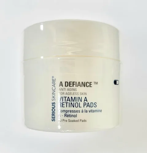 Miniatura 3 de Almohadillas de retinol de vitamina A para tratamiento facial diario, niacinamida y hamamelis, disco exfoliante facial, Serious Skincare - 60
