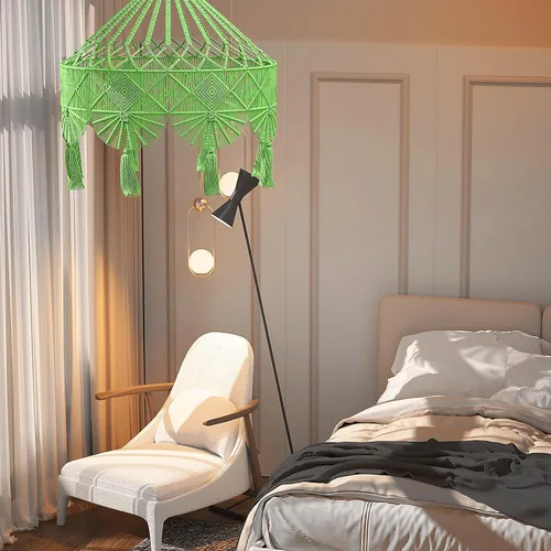 Miniatura 9 de Cordón de algodón para macramé de 5mm x 109 yardas, ZUEXT 100% natural hecho a mano con 4 hebras trenzadas y torcidas de algodón para colgar plantas