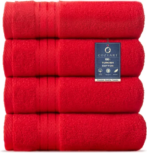 Miniatura 34 de COZYART - Juego de 3 toallas de baño de algodón, color naranja quemado, grandes y gruesas, 19.17 oz/yd², incluye 1 toalla de baño, 1 toalla de mano