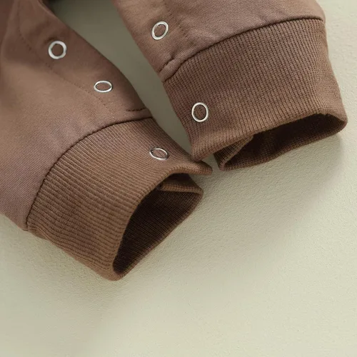 Miniatura 6 de Scloutarry Mameluco de manga larga con cuello redondo para bebé y niña, ropa de Navidad para bebé