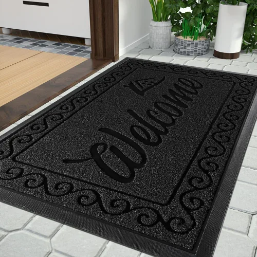 Miniatura 29 de Yimobra Tapete de Bienvenida, Tapetes de Puerta Resistentes y Duraderos para Entrada del Hogar Exterior Interior, Tapete Delantero para Patio