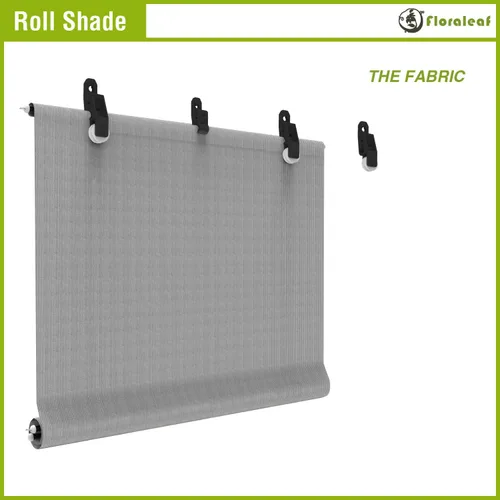 Miniatura 3 de Persianas enrollables para exteriores, para porche, terraza, pérgola, balcón, glorieta, privacidad, 5 pies de ancho x 6 pies de alto, tamaño Gris
