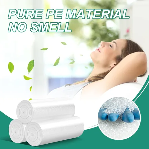 Miniatura 4 de Magesh Bolsa de basura de 4 galones fuerte, sin fugas, pequeñas bolsas de basura sin perfume gruesas para baño, oficina, cocina, bote de basura