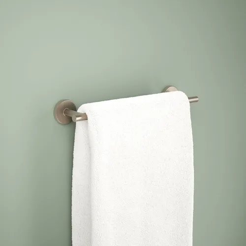 Miniatura 2 de Delta Trinsic (1 paquete) Barra de toalla de 30.48 cm para baño, barra de toalla de acero inoxidable brillante para pared de baño, varilla