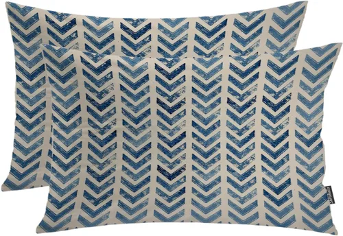 Miniatura 40 de Shrahala Abstract Art Modern Aesthetic Decorative Pillow Covers, Fluid Forms Minimalist Throw Pillow Cover Blended Hidden Zipper Cushion Cases for