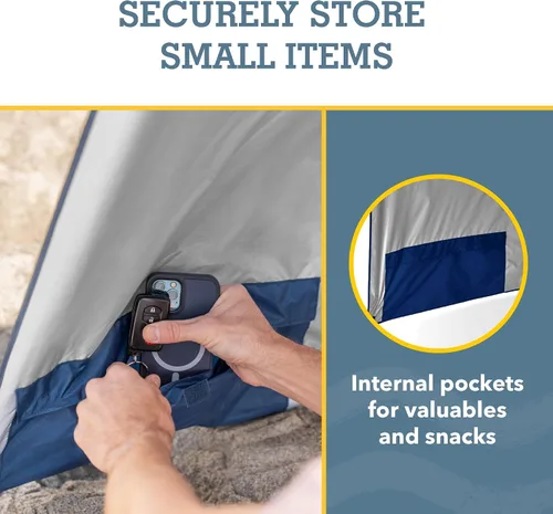 Miniatura 5 de Sport-Brella Premiere UPF 50+ Protection Umbrella Shelter with Patented Side Panels and Tilt Mechanism, Heavy-Duty 1.25 Inch Center Pole, Auger