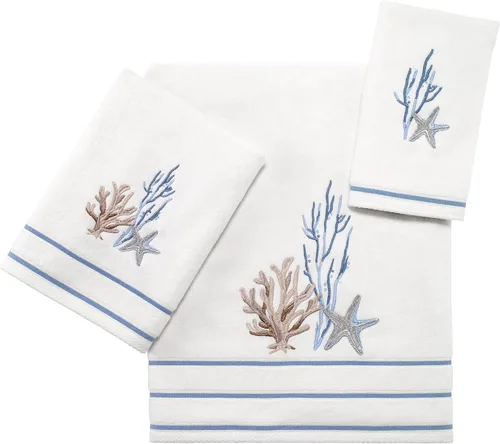 Miniatura 2 de Avanti Linens - Toalla de baño, toalla de algodón suave y absorbente (Colección Costera Abstracta)