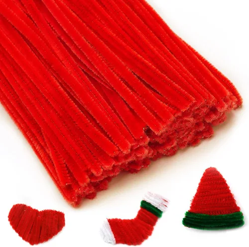 Miniatura 8 de IOOLEEM Limpiadores de tubería negros, tallos de chenilla para manualidades DIY y decoraciones de fiesta, suministros para arte y manualidades.