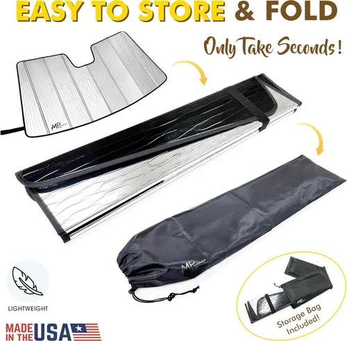Miniatura 4 de Parasol plegable para parabrisas de ajuste personalizado para Honda CR-V CRV, SUV, híbrido (no para modelos EV), 2026 2025 2024 2023, protector UV