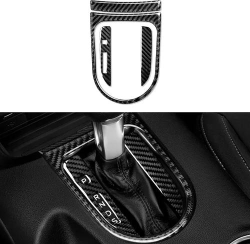 Miniatura 12 de Adhesivo de vinilo de fibra de carbono para panel de marco de engranajes para Ford Mustang 2015, 2016, 2017, 2018, 2019, 2020, 2021, 2022, 2023