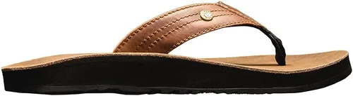 Miniatura 3 de Combat Flip Flops Chanclas para hombre AK Brown Leather Ergo - Malas para correr, peor para luchar