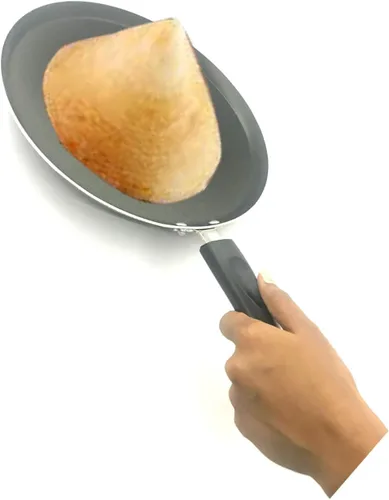 Sartén Dosa multiusos – Tawa antiadherente para dosa, crepes, panqueques, chapati, roti y tortilla, ligera (10.827 in) de grosor, 0.102 in, diámetro