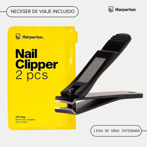 Miniatura 5 de Cortauñas para uñas gruesas - 2 paquetes de cortauñas resistentes para uñas de los pies y dedos de los hombres, juego de cortadores de precisión