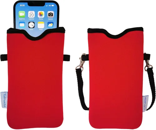 Miniatura 92 de Tainada Funda Estuche Bolsa de Neopreno para Teléfono para Hombres y Mujeres con Correa Cruzada/Cordón para el Cuello para iPhone 17/16/15 Pro Max