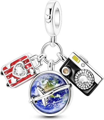 Miniatura 161 de Hapour Dijes de plata de ley 925 para pulseras, collar, joyería europea, colgante de cuentas para mujeres y madres