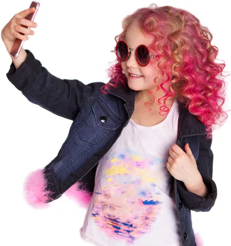 Miniatura 5 de Desire Deluxe - Regalos para Niñas Tiza para Cabello 10 Bolígrafos Temporales No Tóxicos Fáciles de Lavar Tinte para Cabello