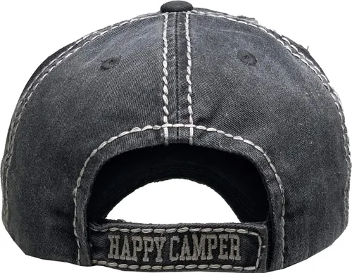 Miniatura 6 de Funky Junque - Gorra de béisbol para mujer, estilo vintage, con parche bordado, aspecto gastado, sin estructura