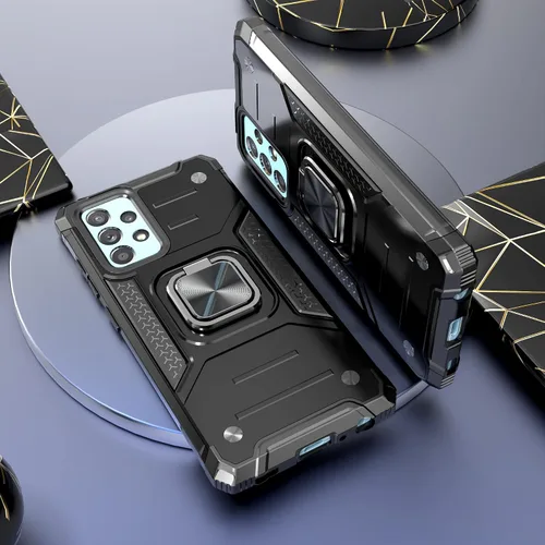 Miniatura 2 de Funda para Galaxy A52 5G con protector de pantalla, a prueba de caídas, ajuste delgado, con soporte para automóvil, funda protectora ligera