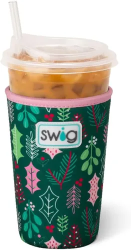 Miniatura 41 de Swig Life Coolie de Taza Helada Mediana, Funda Aislante de Taza de Café Helado de Halloween de 22oz con Asa, Coolie Aislado de Neopreno Mantiene