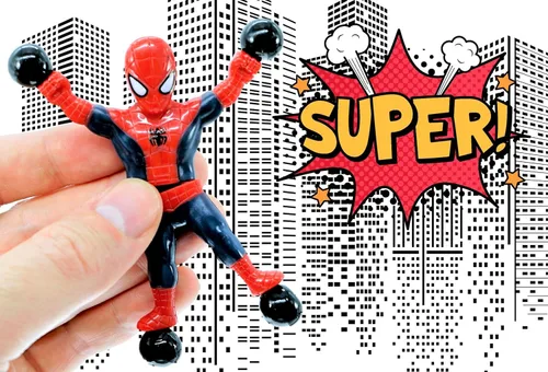Miniatura 6 de JA-RU Spiderman & Avengers Window Crawler - Escaladores de pared (3 unidades, 6 héroes) Marvel Avengers Superheroes Fidget Toy Wall Walker Climber