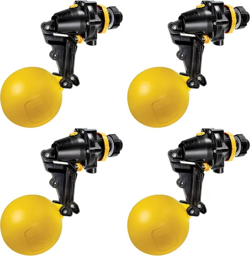 Miniatura 4 de Jobe Válvulas J-TPV0075DLT Topaz Válvula de canal con flotador de 4.9 pulgadas de ancho, 200L/Min, 100PSI, desmontaje de cola larga, entrada NTP