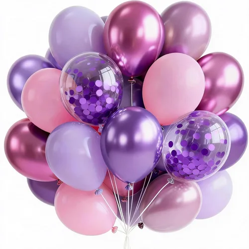 Miniatura 25 de PartyWoo Globos negros y dorados, 66 globos de 12 pulgadas color negro mate cromado metálico dorado para graduación, baby shower, cumpleaños, Año