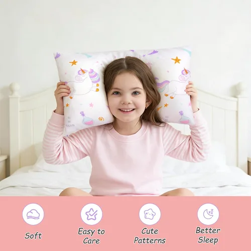 Miniatura 5 de UOMNY Fundas de almohada para niños pequeños para almohadas de 13X18 12x16 14x19 Funda de almohada de unicornio para niñas Paquete de 2 Fundas