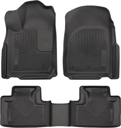 Husky Liners Alfombrillas Weatherbeater | Compatible con 2016 - 2025 Dodge Durango; 2016 - 2021 Jeep Grand Cherokee; 2022 Jeep Grand Cherokee WK |