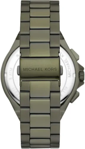 Miniatura 3 de Michael Kors Lennox - Reloj cronógrafo de acero inoxidable para hombre con correa de acero o silicona