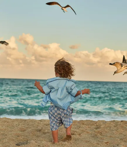 Miniatura 4 de INGEAR - Pantalones de baño de secado rápido para niños pequeños, pantalones de baño ideales para nadar o ir a la playa, traje de baño para niños