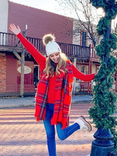 Miniatura 8 de FURTALK - Gorro de punto para el invierno con pompón de piel sintética, cálido, para mujeres