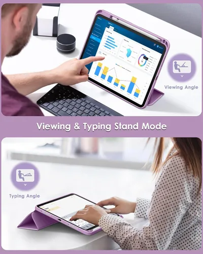 Miniatura 5 de DTTO Funda para iPad (A16) de 11ª Generación de 11 Pulgadas 2025, Funda para iPad de 10ª Generación de 10.9 Pulgadas 2022, Funda Protectora Trasera