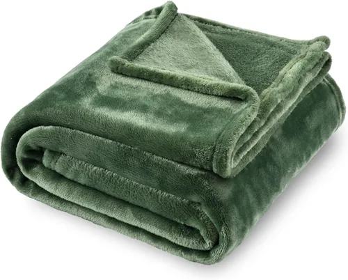 Miniatura 13 de SOCHOW Manta de franela de forro polar, tamaño individual, ligera, súper suave y acogedora para cama o sofá, color azul marino, 60 x 80 pulgadas