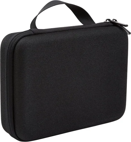Miniatura 9 de Amazon Basics Estuche de transporte pequeño para GoPro y accesorios, 9 x 7 x 2.5 pulgadas, sólido, negro