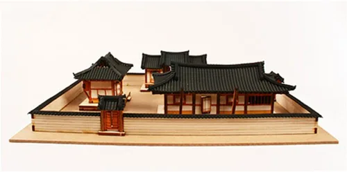 Miniatura 3 de Kit de modelo de madera de escritorio estilo coreano juego de casa / YG652 por Young Modeler