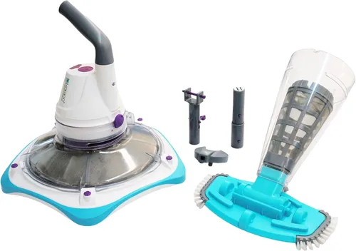 Kokido EV85CBX/17/US Telsa 85 Juego de aspiradora eléctrica recargable de mano para piscina