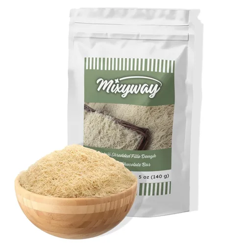 Kataifi Masa de fillo rallada prepicada 5 onzas (4.94 oz.) para barra de chocolate Dubai Pistachio, Kadayif triturado para barra de chocolate Knafeh
